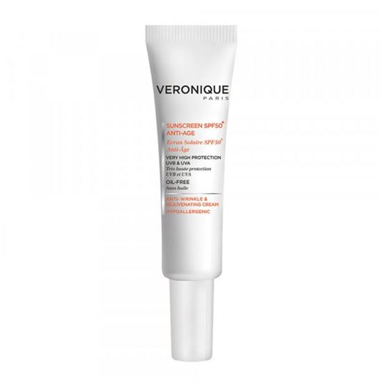 تصویر ضد آفتاب ضد چروک +SPF50 فاقد چربی ورونیک